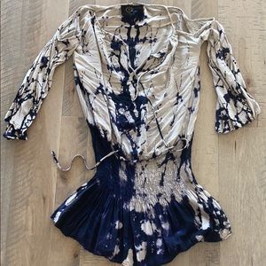 BlueLife off the shoulder flowy dress